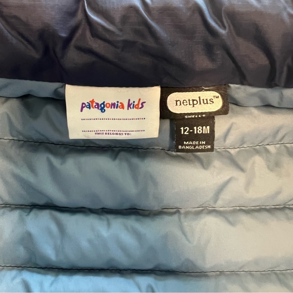 EUC Patagonia Toddler down puffer vest 12 - 18 months - Picture 3 of 9